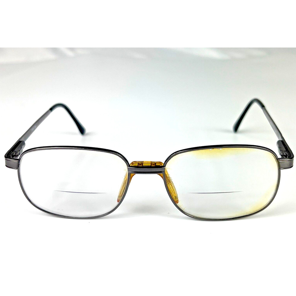 Capri PT56 Gunmetal Full Rim Eyeglass Frames 53-16-140 - FRAMES ONLY